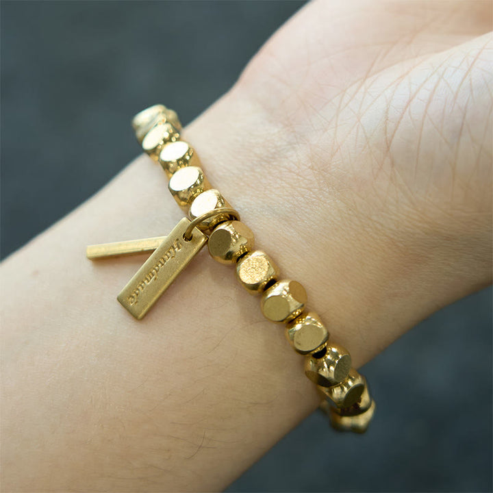 Pulsera de cobre con Buddha Stones para sanación - image 6