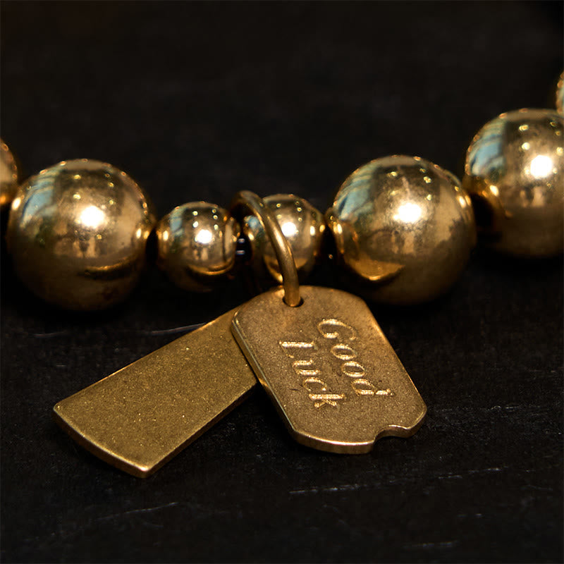 Pulsera curativa de cobre con Buddha Stones
