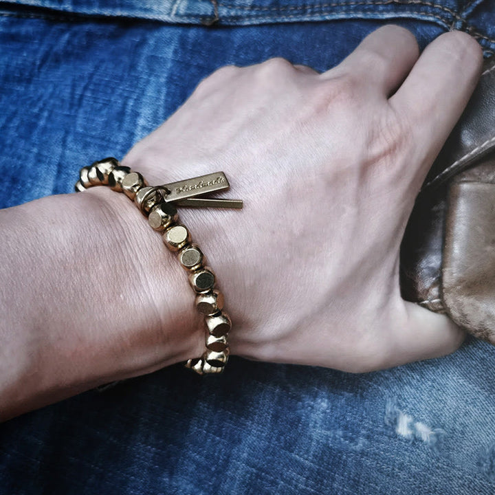 Pulsera de cobre con Buddha Stones para sanación - image 3