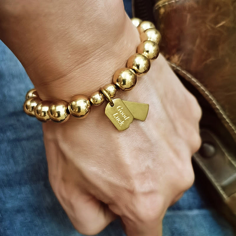 Pulsera curativa de cobre con Buddha Stones