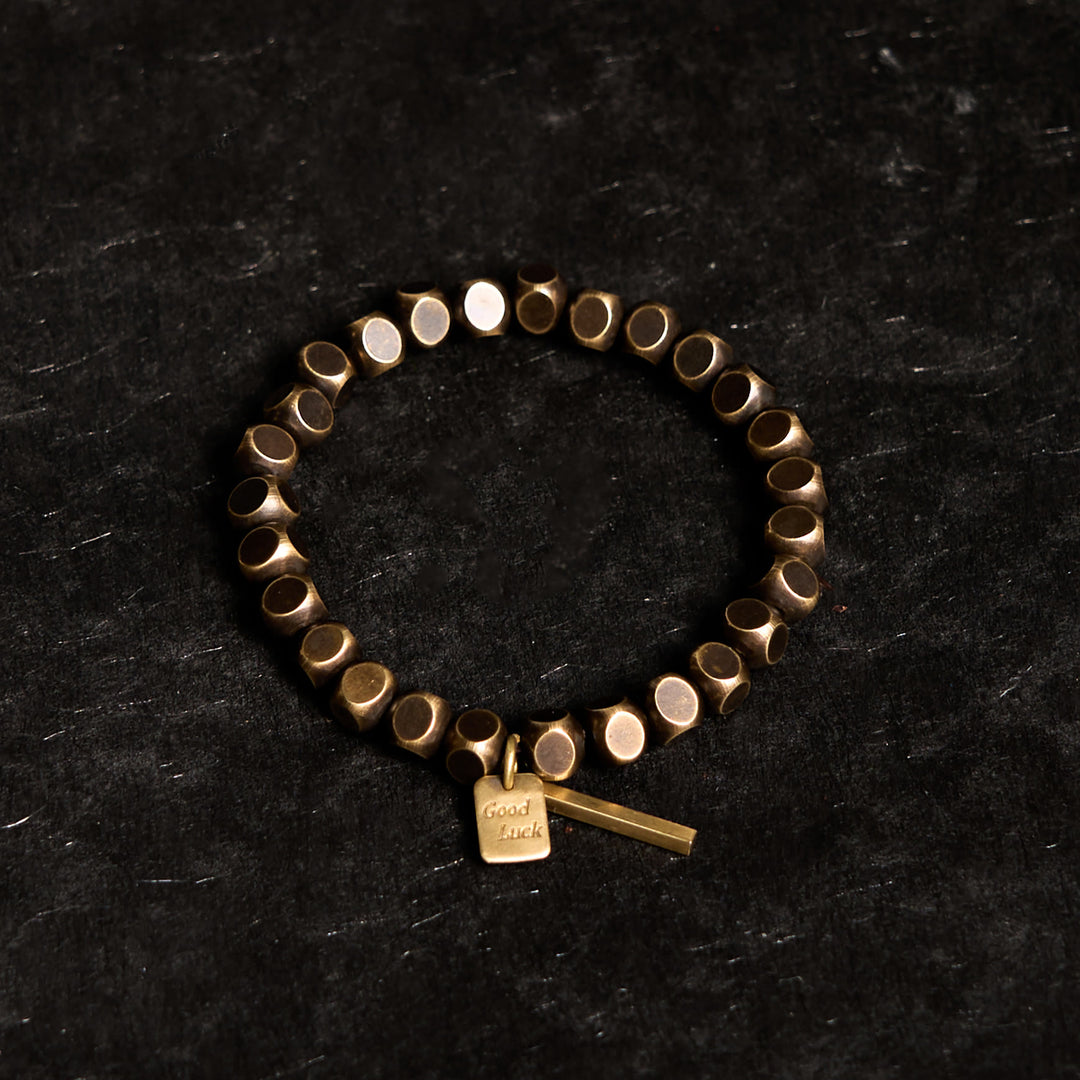 Pulsera de cobre con Buddha Stones para la buena suerte y la riqueza