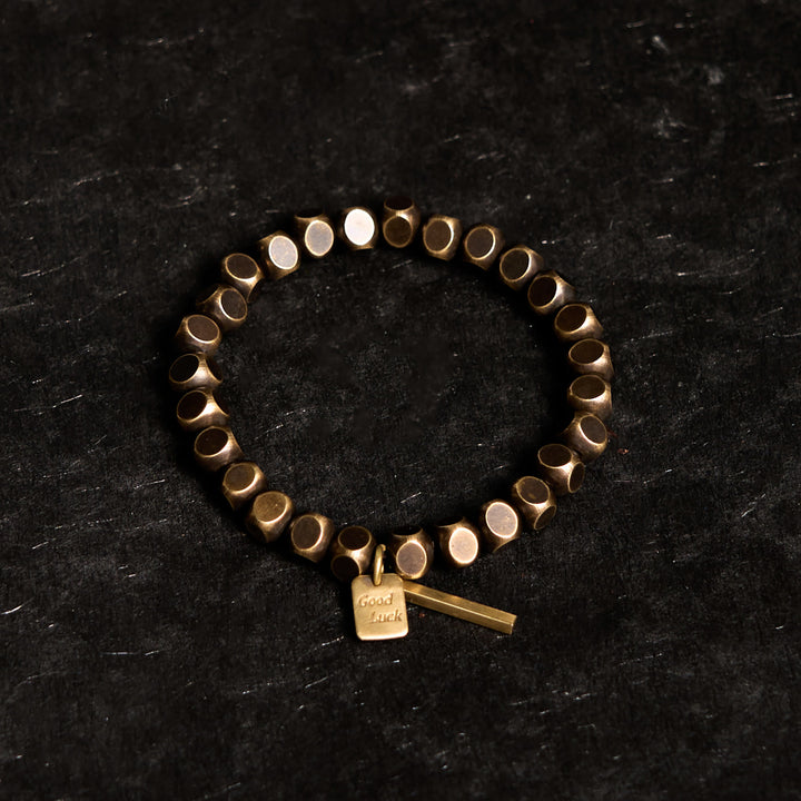 Pulsera de cobre con Buddha Stones para la buena suerte y la riqueza