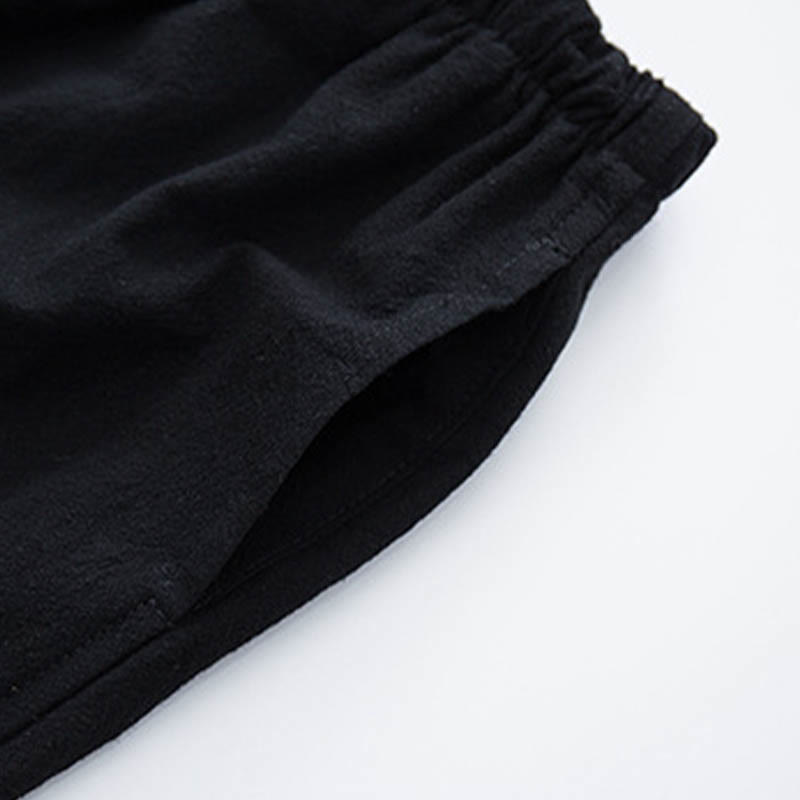 Conjunto de 2 Buddha Stones de traje Tang para hombre con diseño de enredadera de jacquard y botones de rana de algodón, camisa de manga larga y pantalones - image 12