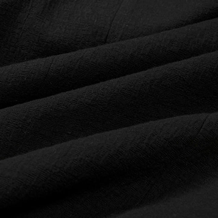 Abrigo de algodón sencillo de manga larga y longitud media para hombre con Buddha Stones en otoño - image 10