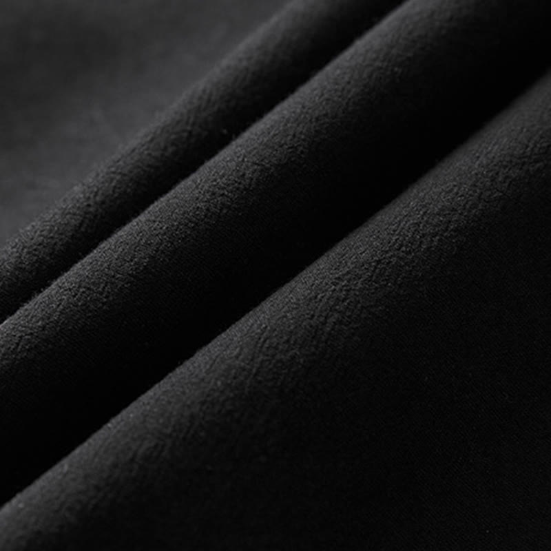 Chaqueta de algodón de largo medio con doble cara para hombre de Buddha Stones Fall