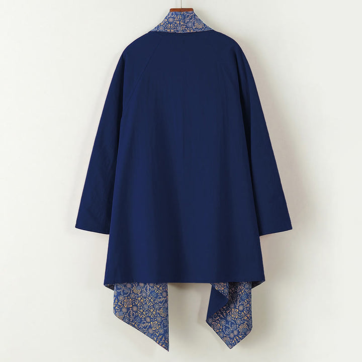 Chaqueta de algodón de largo medio con doble cara para hombre de Buddha Stones Fall - image 2