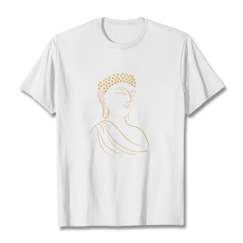 Camiseta con estampado de Buddha Stones de Buda - Blanco - 2XL - image 6