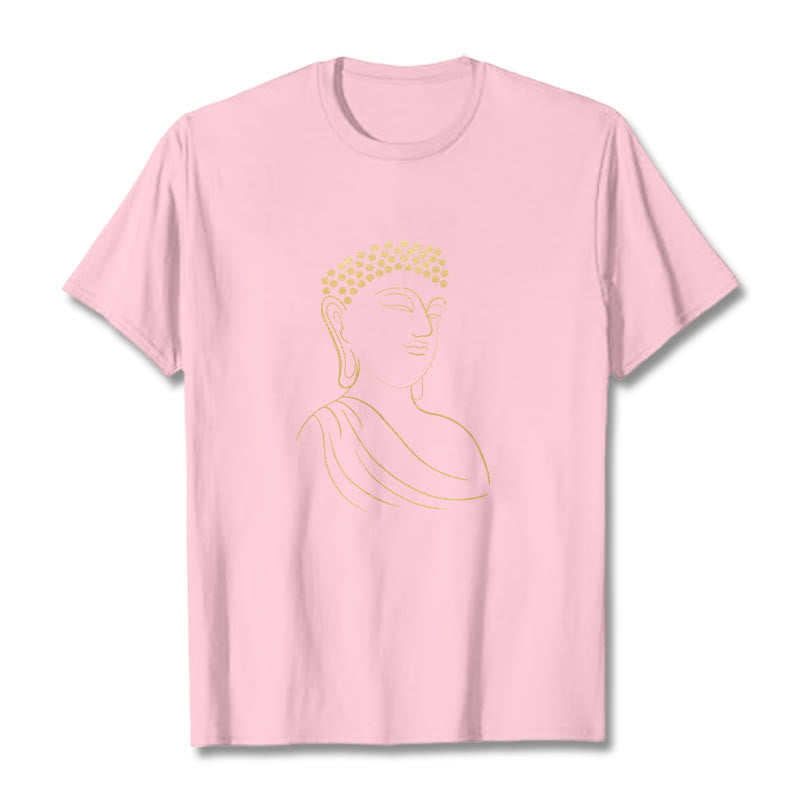 Camiseta con estampado de Buddha Stones de Buda - Rosa claro - 2XL - image 13