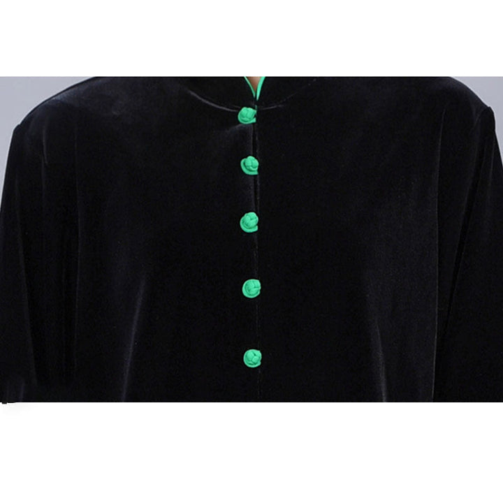 Conjunto de ropa unisex de terciopelo de felpa con Buddha Stones, 2 piezas, otoño e invierno, para meditación, tai chi, qigong y práctica zen - image 3