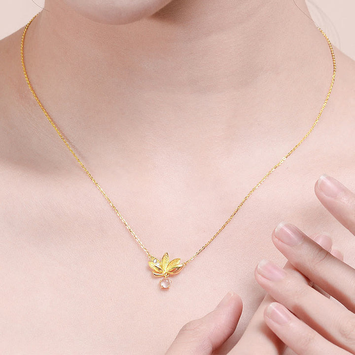 Collar con colgante de plata de ley 925 con Buddha Stones y loto que aleja a los malos espíritus - image 4