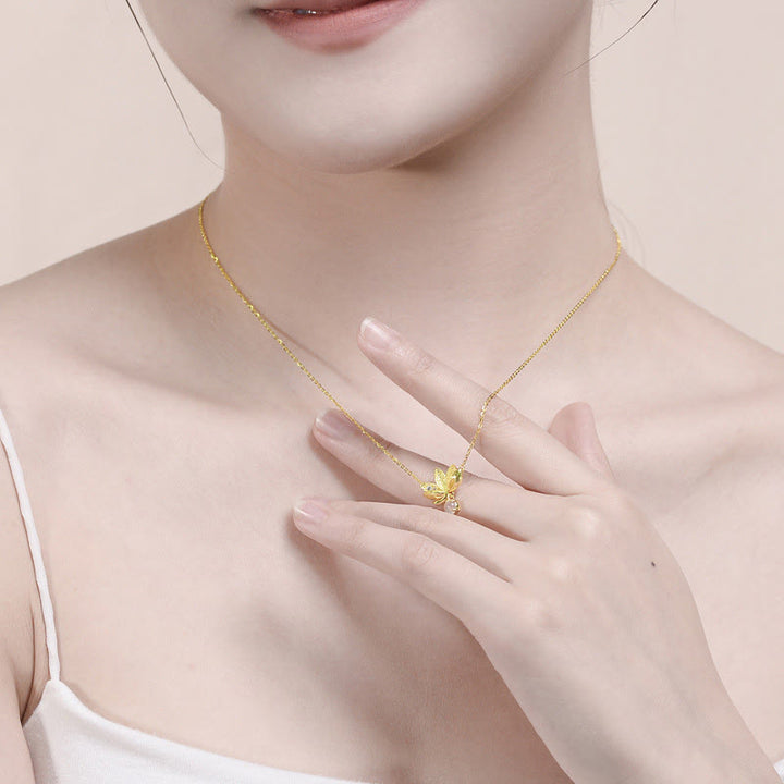 Collar con colgante de plata de ley 925 con Buddha Stones y loto que aleja a los malos espíritus - image 5