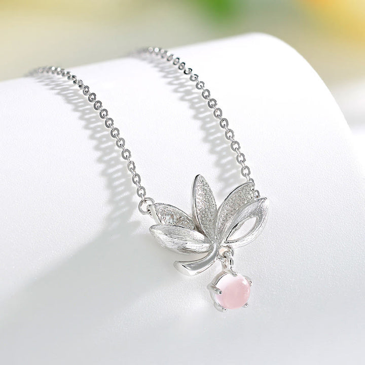 Collar con colgante de plata de ley 925 con Buddha Stones y loto que aleja a los malos espíritus - image 9