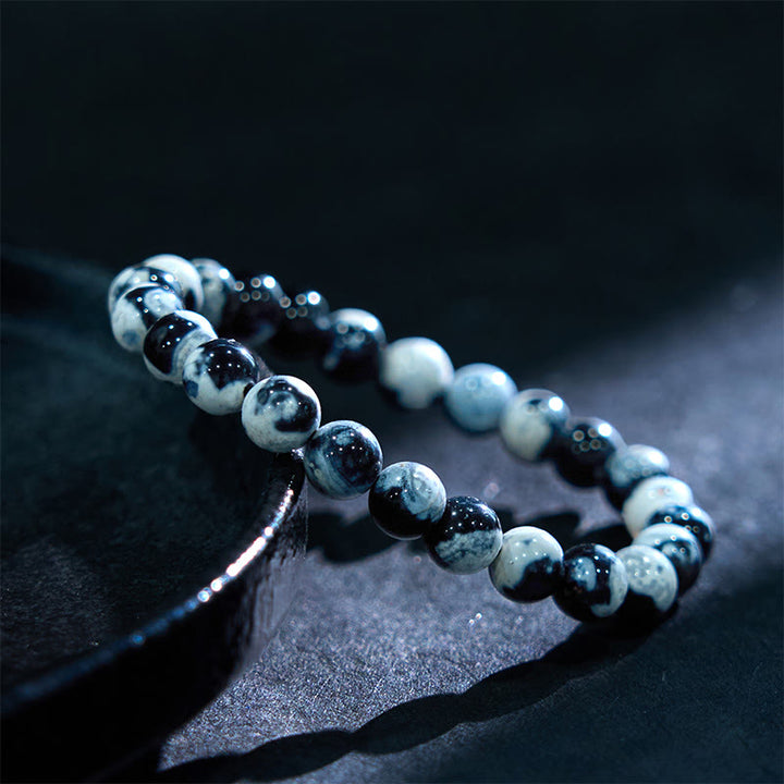 Pulsera protectora de ágata orca con Buddha Stones