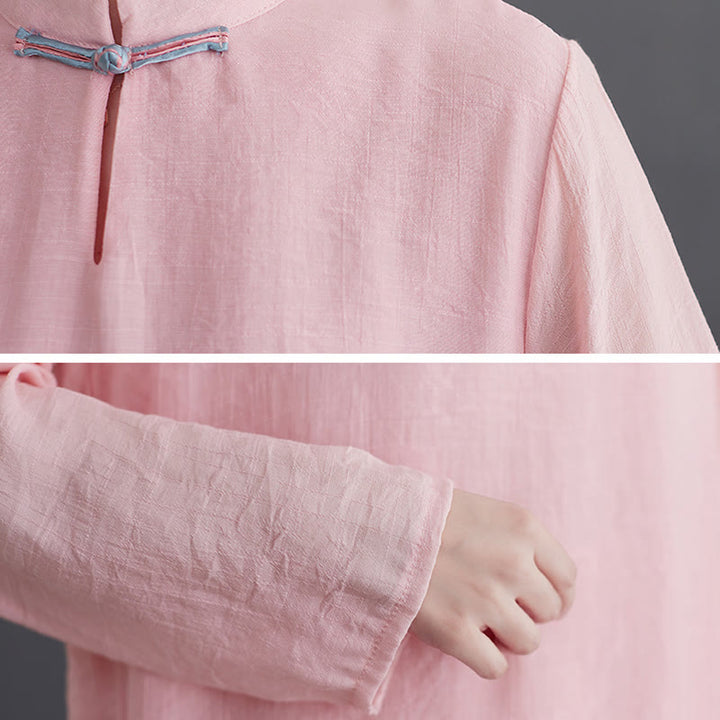 Conjunto de 2 piezas de camisa y pantalones de manga larga para mujer con Buddha Stones y ropa de meditación - image 9