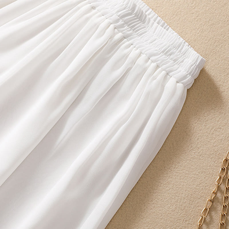 Vestido camisero con botones de rana y bordado de flores para mujer de Buddha Stones, pantalones de pierna ancha