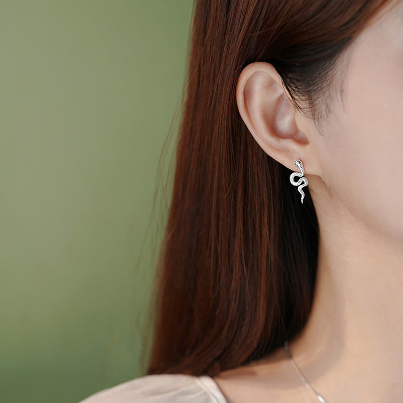 Juego de collar, colgante y pendientes con Buddha Stones en plata de ley 925 y el año de la serpiente - image 7