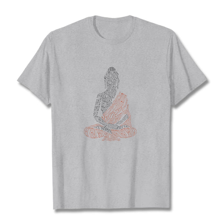 Camiseta con Buddha Stones de Buda, deja ir esa mierda - Gris claro - 2XL - image 20