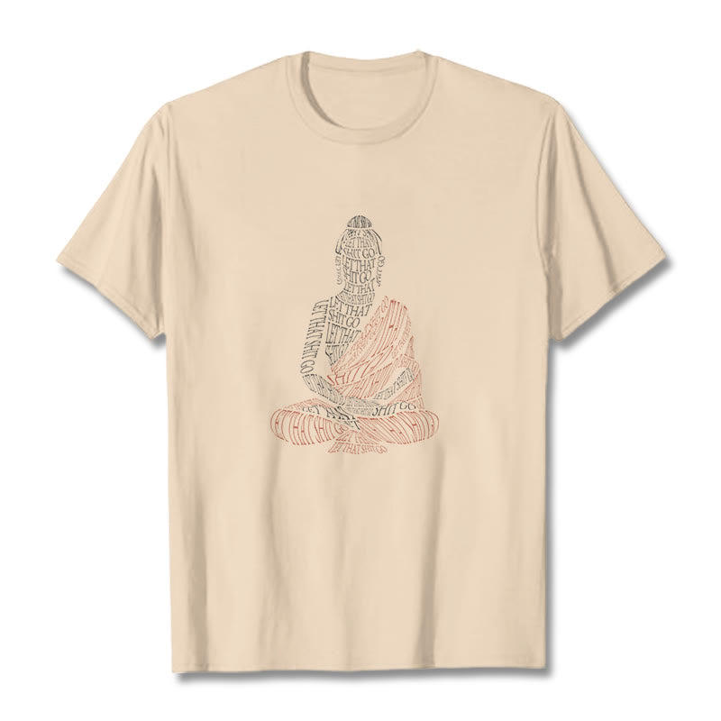 Camiseta con Buddha Stones de Buda, deja ir esa mierda - Sopa de mariscos - 2XL - image 9