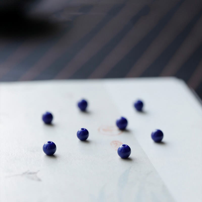 Pulsera positiva con Buddha Stones , lazurita, lapislázuli y pez koi - image 6