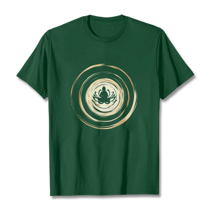 Camiseta con estampado de Buddha Stones de Buda - Verde bosque - 2XL - image 10