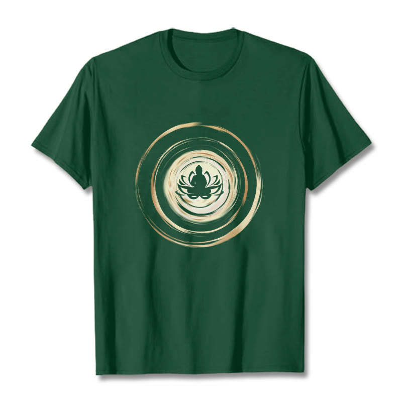 Camiseta con estampado de Buddha Stones de Buda - Verde bosque - 2XL - image 11