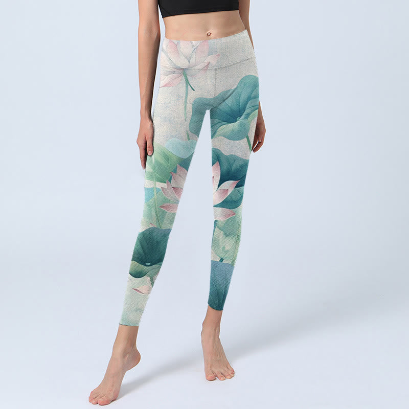 Leggings de yoga para mujer con estampado de Buddha Stones - image 6