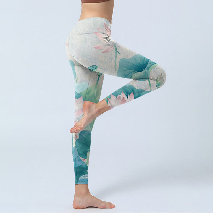 Leggings de yoga para mujer con estampado de Buddha Stones - image 5