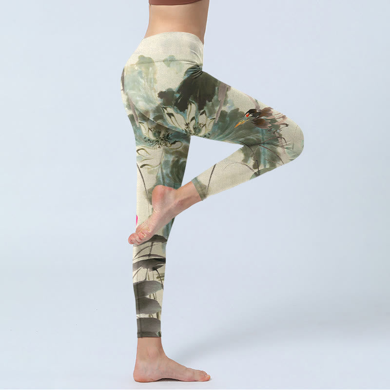 Leggings de yoga para mujer con estampado de Buddha Stones - image 4