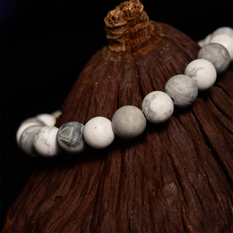 Buddha Stones con jaspe Picasso y turquesa blanca - image 3