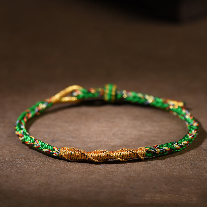 Pulsera trenzada de cuerda con Buddha Stones hechas a mano con el zodíaco chino y la suerte y la fuerza del Buda natal