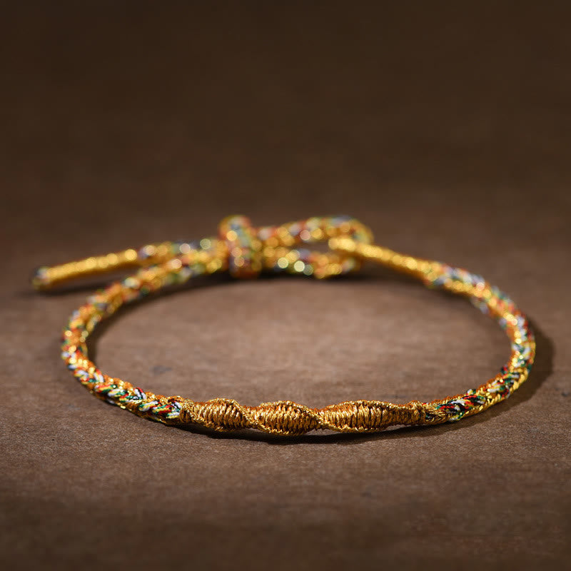 Pulsera trenzada de cuerda con Buddha Stones hechas a mano con el zodíaco chino y la suerte y la fuerza del Buda natal