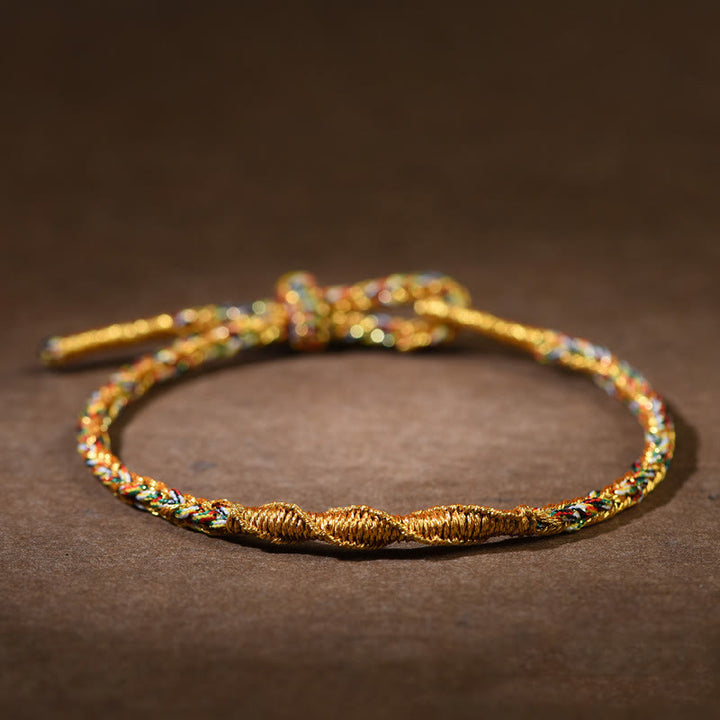 Pulsera trenzada de cuerda con Buddha Stones hechas a mano con el zodíaco chino y la suerte y la fuerza del Buda natal