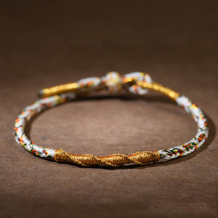 Pulsera trenzada de cuerda con Buddha Stones hechas a mano con el zodíaco chino y la suerte y la fuerza del Buda natal