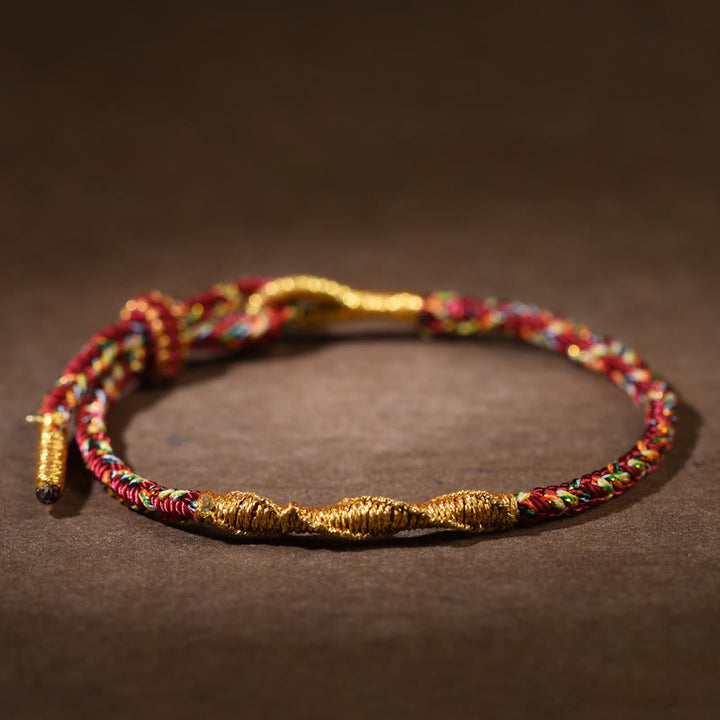 Pulsera trenzada de cuerda con Buddha Stones hechas a mano con el zodíaco chino y la suerte y la fuerza del Buda natal