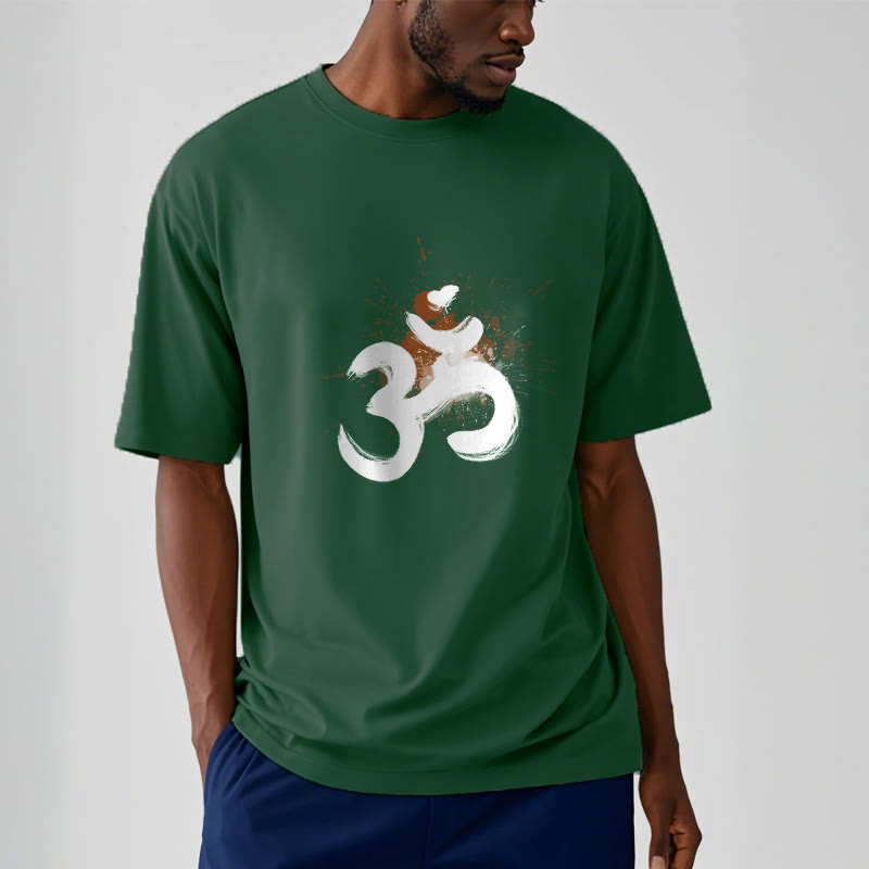 Camiseta de algodón con diseño sánscrito OM de Buddha Stones - image 10