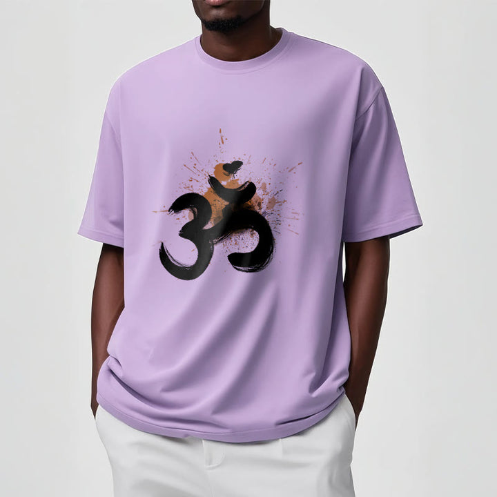 Camiseta de algodón con diseño sánscrito OM de Buddha Stones - image 15