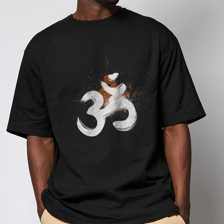 Camiseta de algodón con diseño sánscrito OM de Buddha Stones - image 7