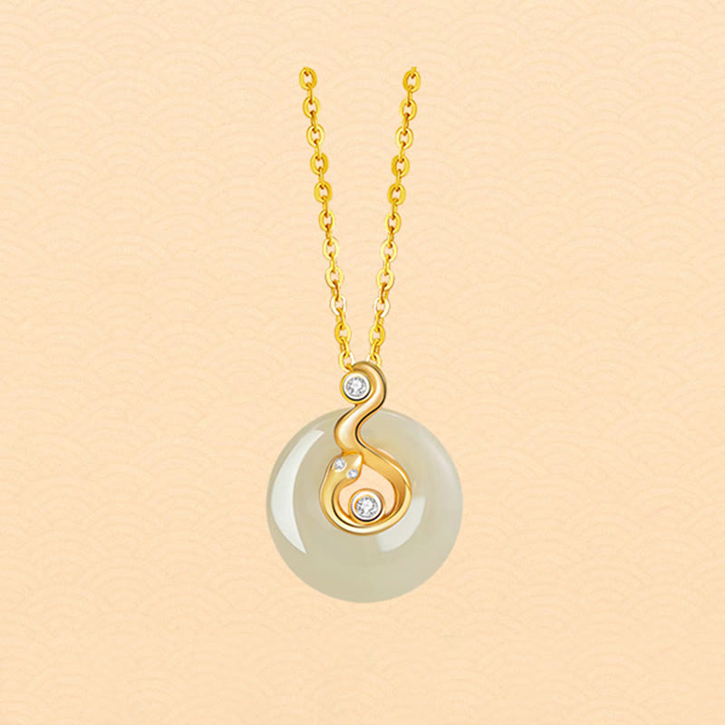 Collar con colgante de plata de ley 925 con Buddha Stones y jade hetiano del zodíaco chino - image 18