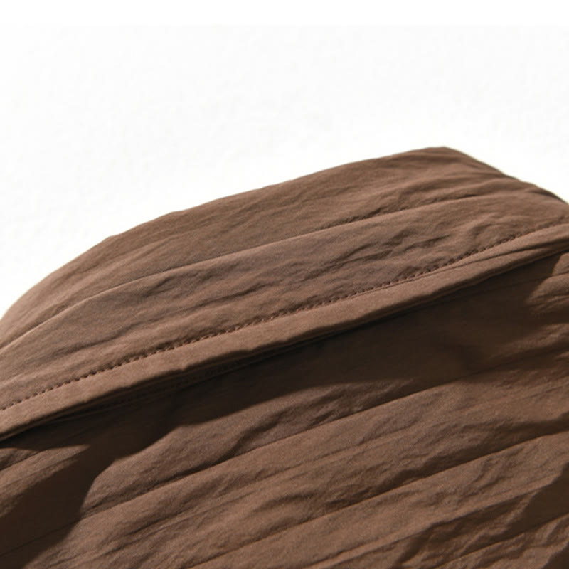 Camisa informal de manga larga para hombre, de color liso y con bolsillos y estampado de Buddha Stones - image 9