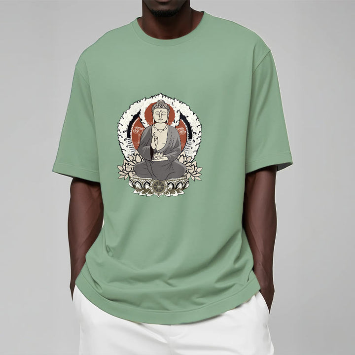 Camiseta con estampado de Buddha Stones de Buda meditando - image 16