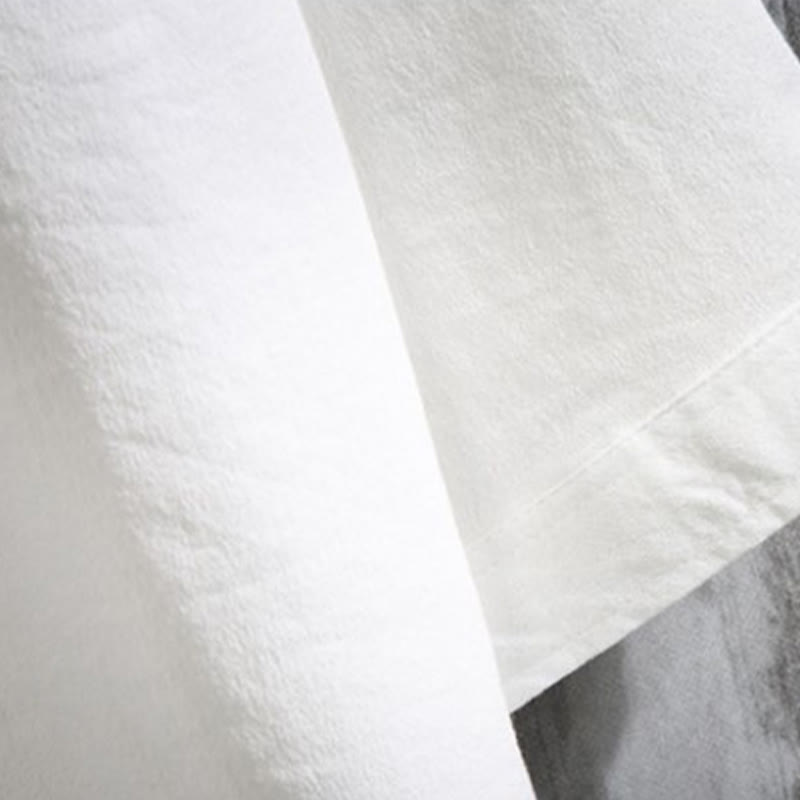 Camisa informal de hombre con mangas tres cuartos y botones delanteros de color liso con Buddha Stones - image 6