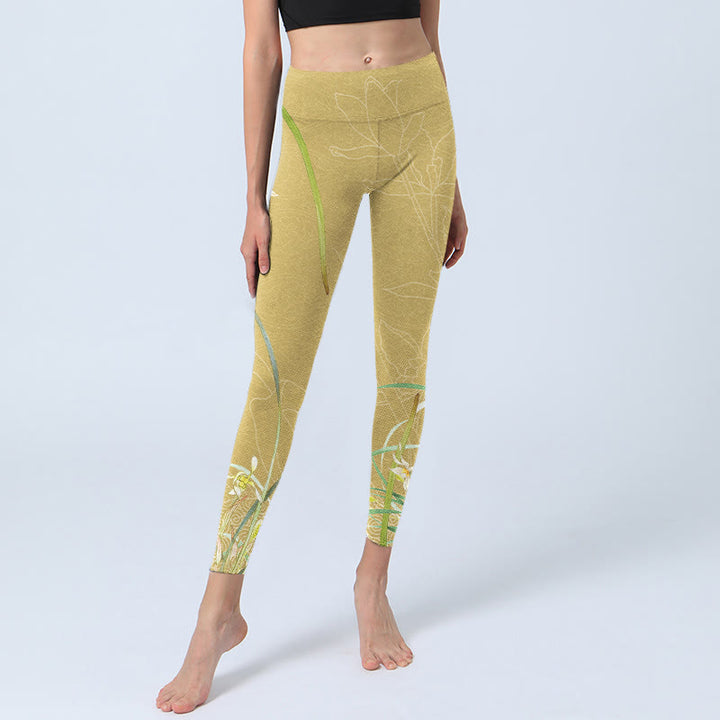 Leggings de yoga para mujer con estampado de Buddha Stones - image 6