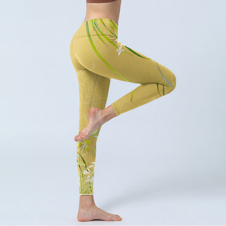 Leggings de yoga para mujer con estampado de Buddha Stones - image 4