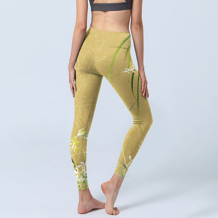 Leggings de yoga para mujer con estampado de Buddha Stones - image 5