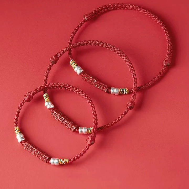 Pulsera para niños y adultos con bendición de cinabrio Om Mani Padme Hum en plata de ley 925 y Buddha Stones - image 17