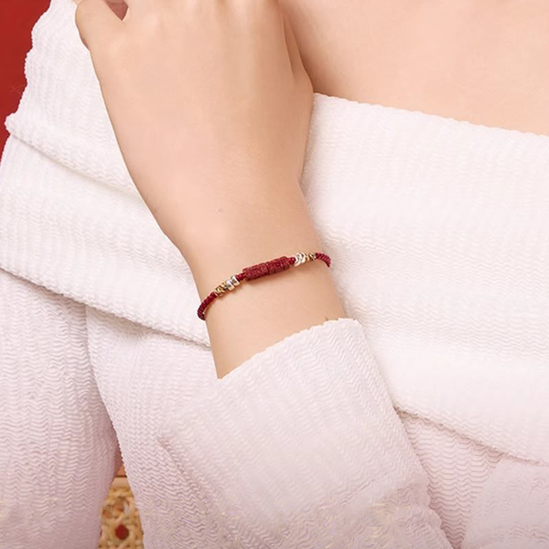 Pulsera para niños y adultos con bendición de cinabrio Om Mani Padme Hum en plata de ley 925 y Buddha Stones - image 10