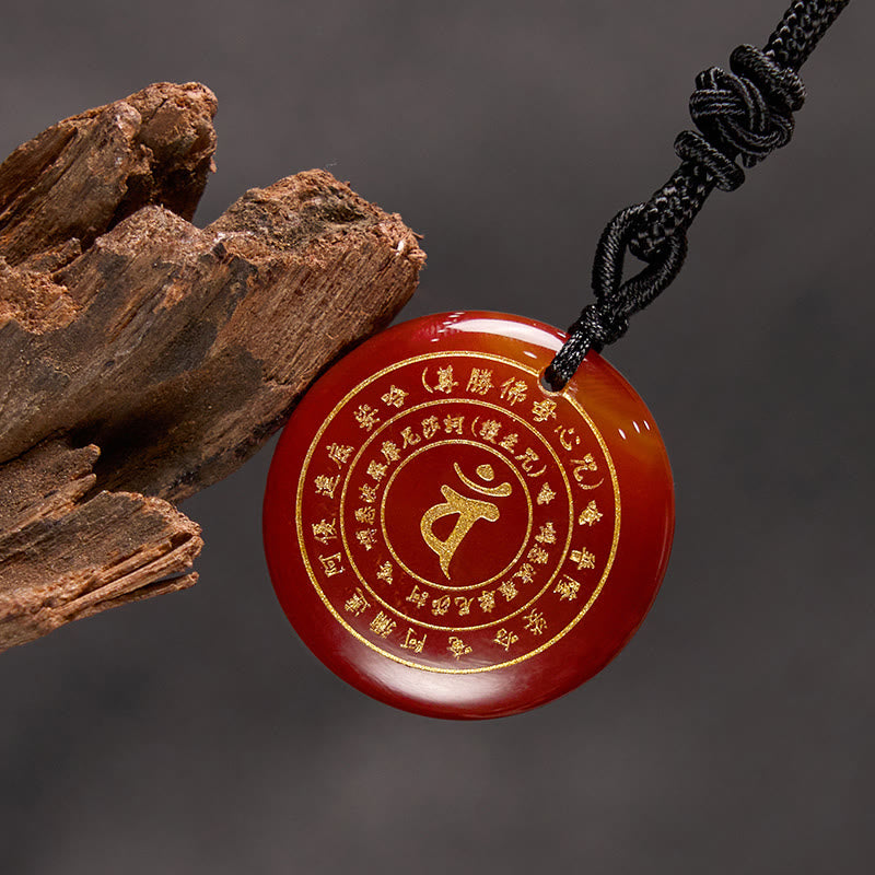 Buddha Stones Colgante de collar con mantra sánscrito de Vairocana Tathagata y aventurina verde con cristales de obsidiana negra y fuerza. - image 20