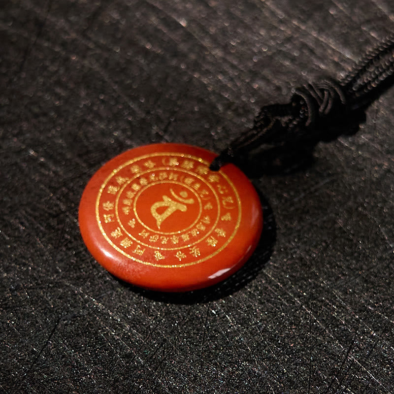 Buddha Stones Colgante de collar con mantra sánscrito de Vairocana Tathagata y aventurina verde con cristales de obsidiana negra y fuerza. - image 26