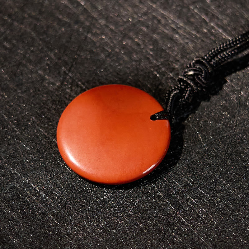 Buddha Stones Colgante de obsidiana negra con diseño de loto y esvástica natural de varios cristales - image 23