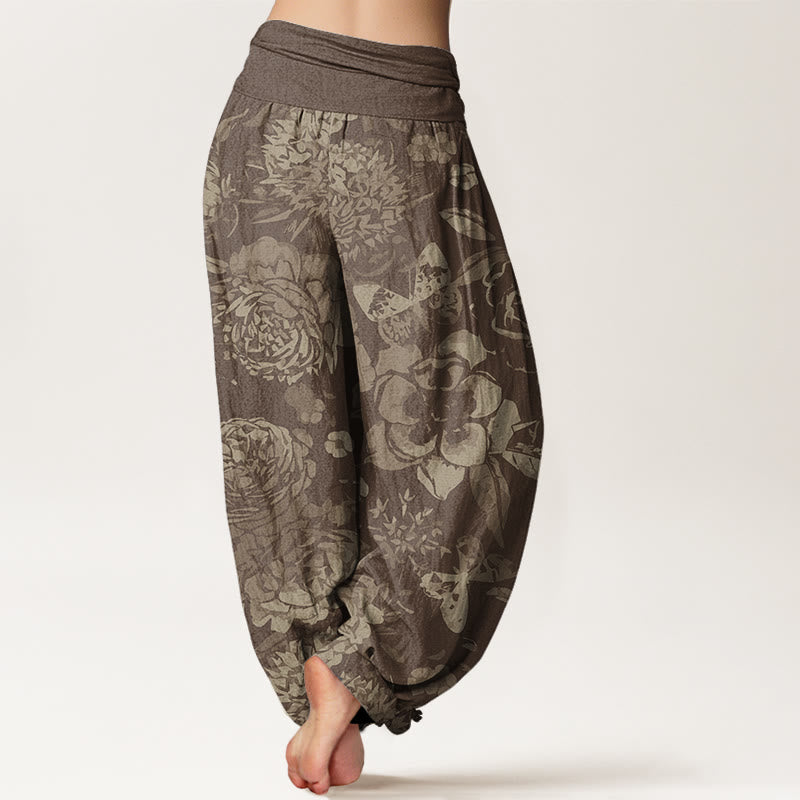 Pantalones bombachos de cintura elástica para mujer, de algodón, estilo casual, con estampado de Buddha Stones. - image 6